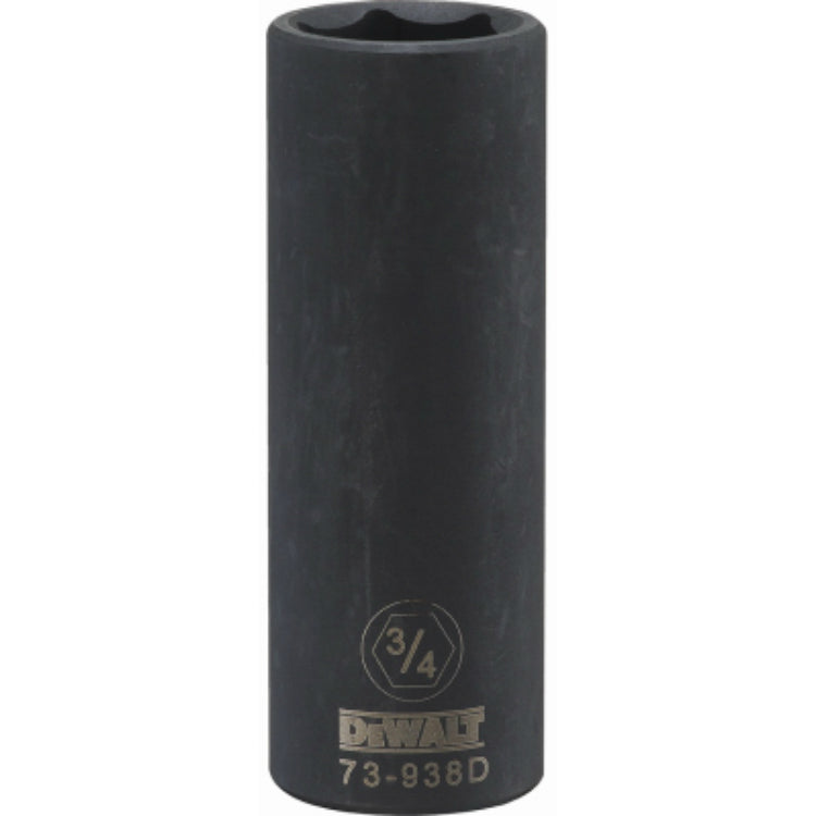 DeWalt® DWMT73938OSP Deep Impact Sockets w/ DirectTorque™, 6-Pt, 1/2" Dr, 3/4"