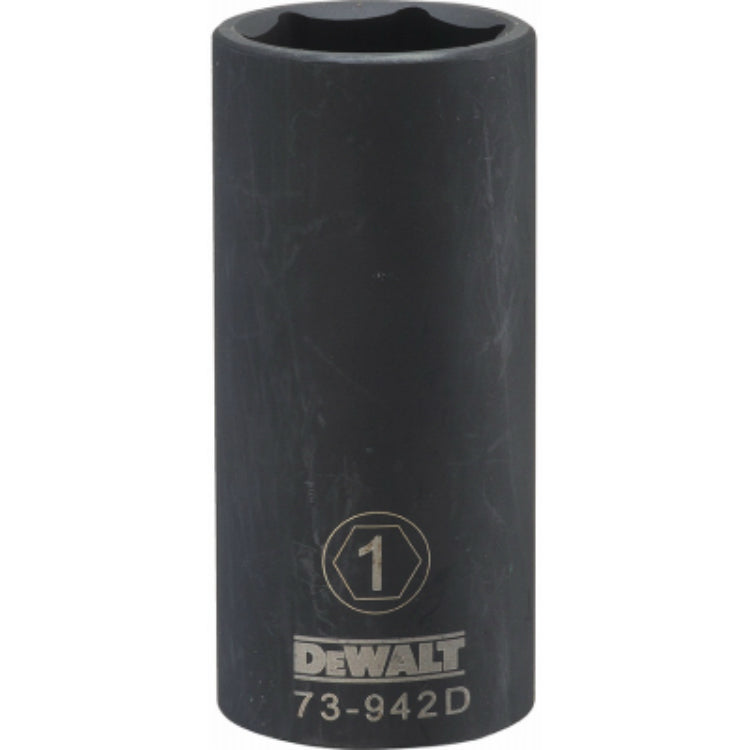 DeWalt® DWMT73942OSP Deep Impact Sockets w/ DirectTorque™, 6-Pt, 1/2" Drive, 1"