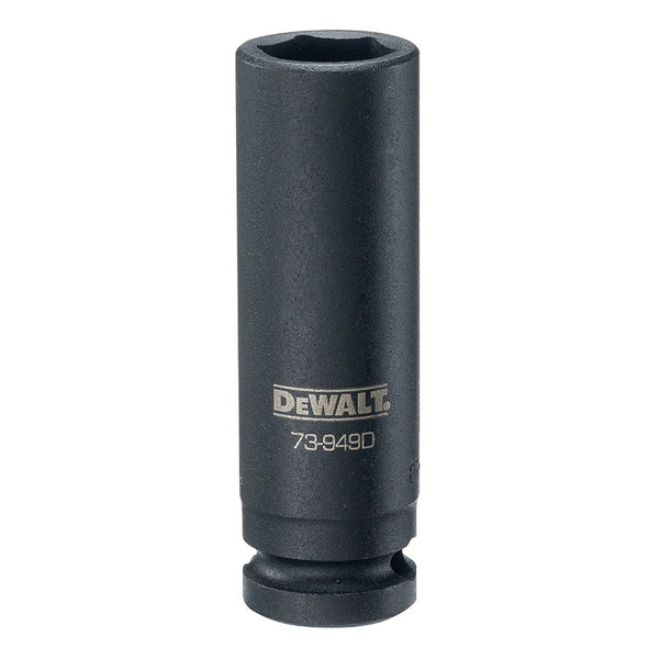 DeWalt® DWMT73949OSP Deep Metric Impact Sockets, 6-Pt, 1/2" Drive, 17 mm