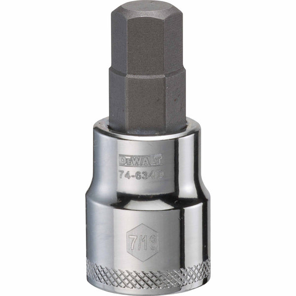 DeWalt® DWMT74634OSP Steel 3/8" Drive Hex Bit Socket, 7/16"
