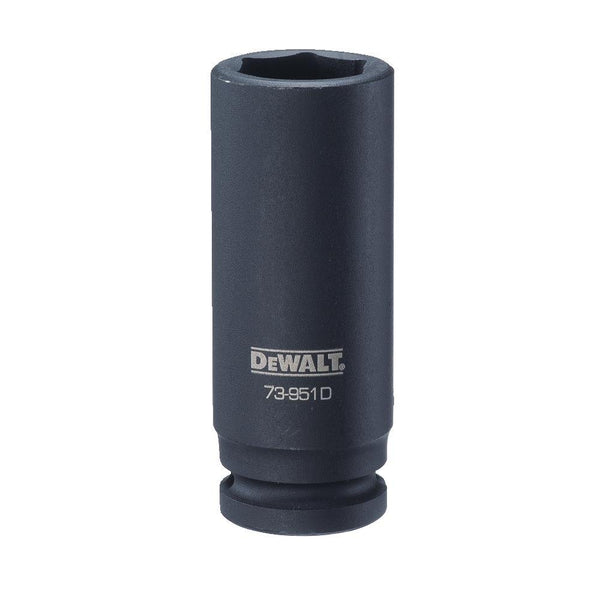 DeWalt® DWMT73951OSP Deep Metric Impact Sockets, 6-Pt, 1/2" Drive, 21 mm