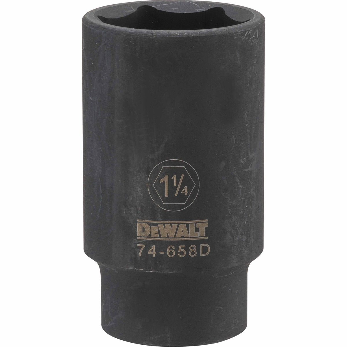 DeWalt® DWMT74658OSP 6-Point 1/2" Drive Deep Impact Socket, Black Oxide, 1-1/4"