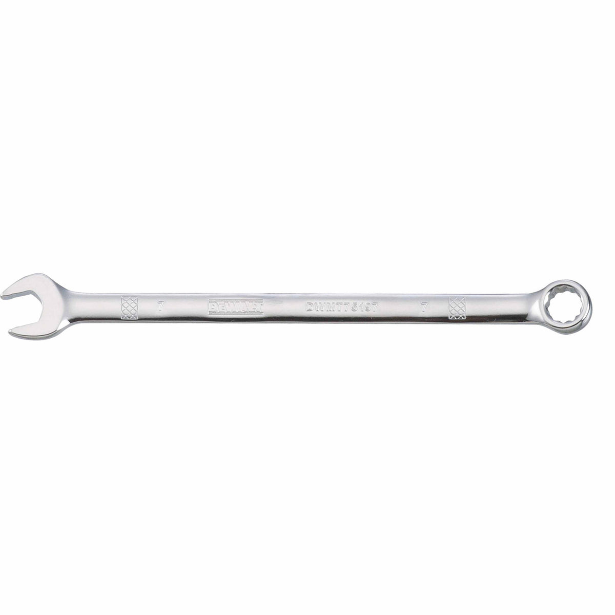 DeWalt® DWMT75197OSP Metric Combination Wrench, Polished Chrome, 7 mm