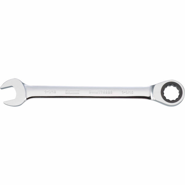 DeWalt® DWMT75228OSP Ratcheting Combination Wrench, Polished Chrome, 1-1/16"