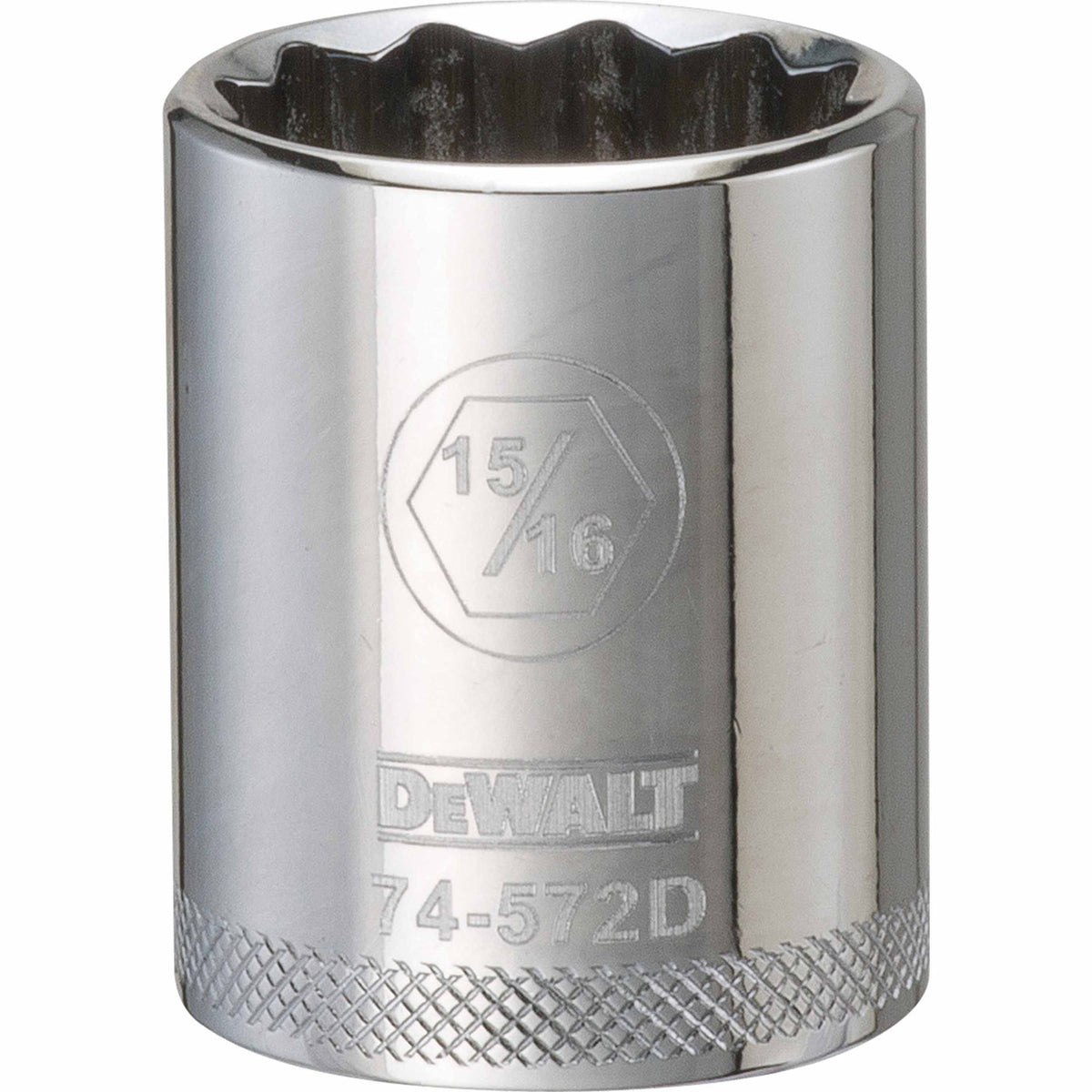 DeWalt® DWMT74572OSP Steel 12-Point 1/2" Drive Shallow Socket, 15/16" SAE