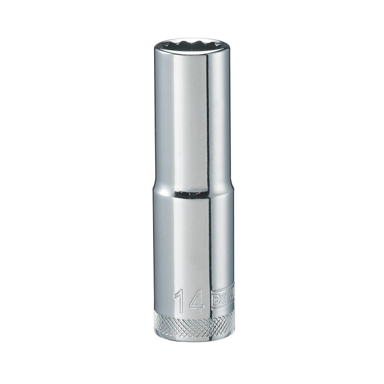 DeWalt® DWMT74544OSP Polished Chrome Vanadium Deep Metric Sockets, 1/2", 14 mm
