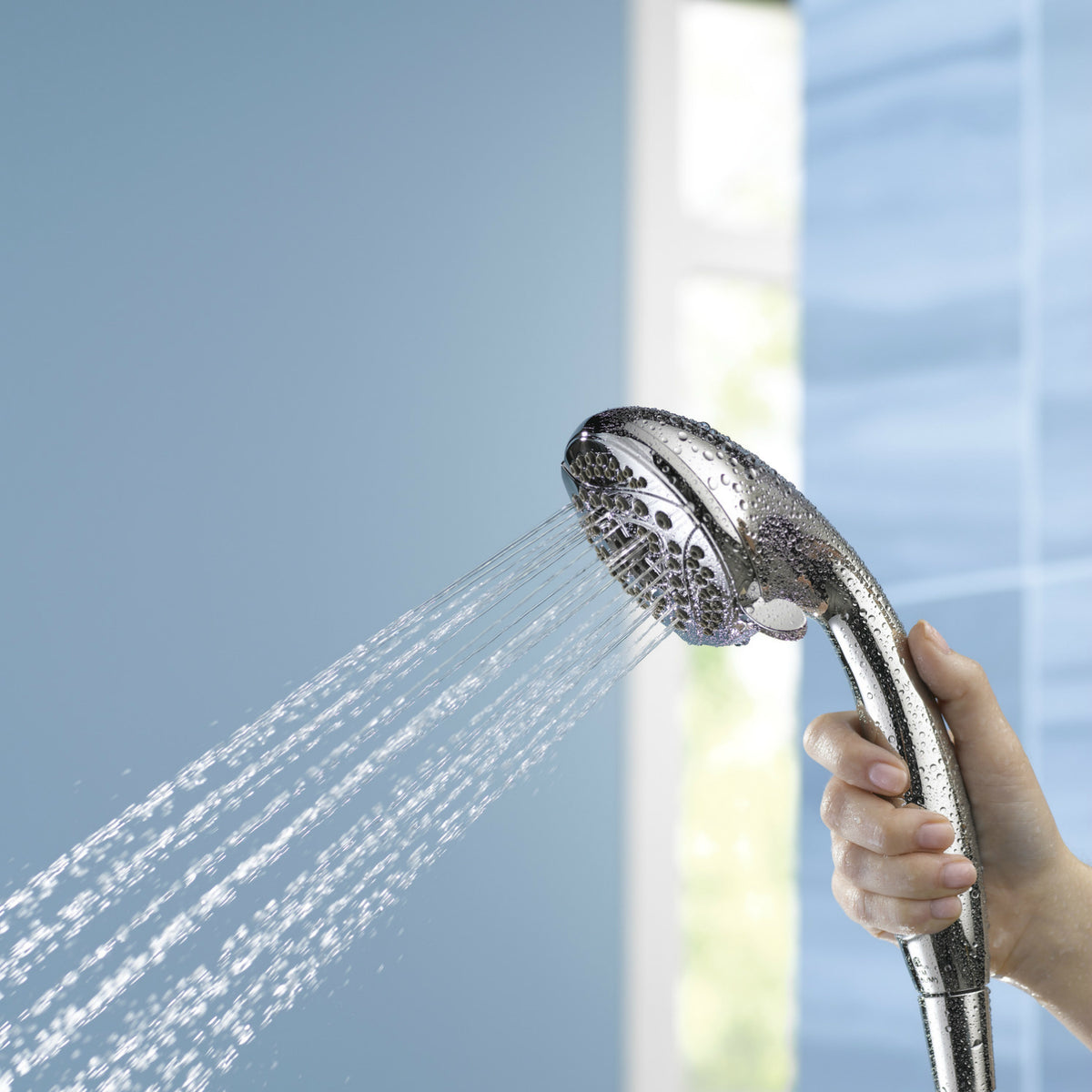 Peerless 76515 Massaging Hand Shower, Chrome Finish, 5 Spray Settings, 2.5 GPM