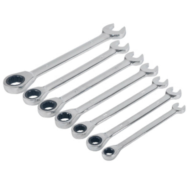 Apex Tool 44018 Ratcheting Wrench Set, 72 Teeth, 10-Piece