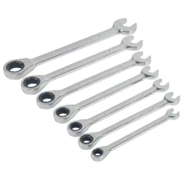 Apex Tool 44019 Ratcheting Wrench Set, 72 Teeth, 10-Piece