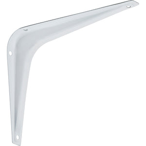 National Hardware® N218-885 Shelf Brackets w/ Screw Holes, Steel, White, 5" x 6"