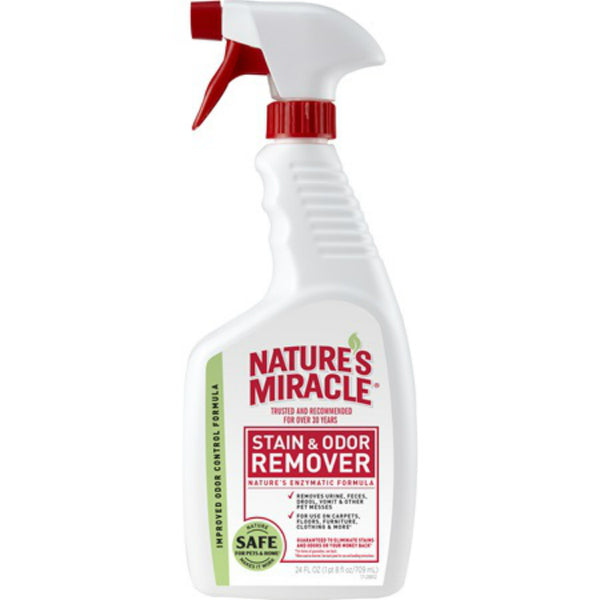 Natures Miracle® P-96962 Original Stain/Odor Remover w/ Enzymatic Formula, 24 Oz