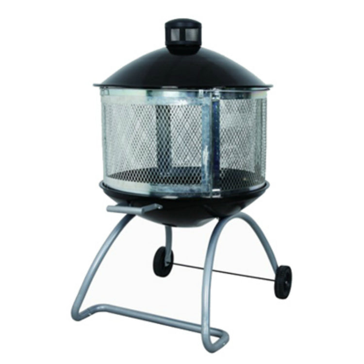 Four Seasons SRFP2822 Portable Fire Pit w/ Charcoal Grid & Fire Tool, 28"