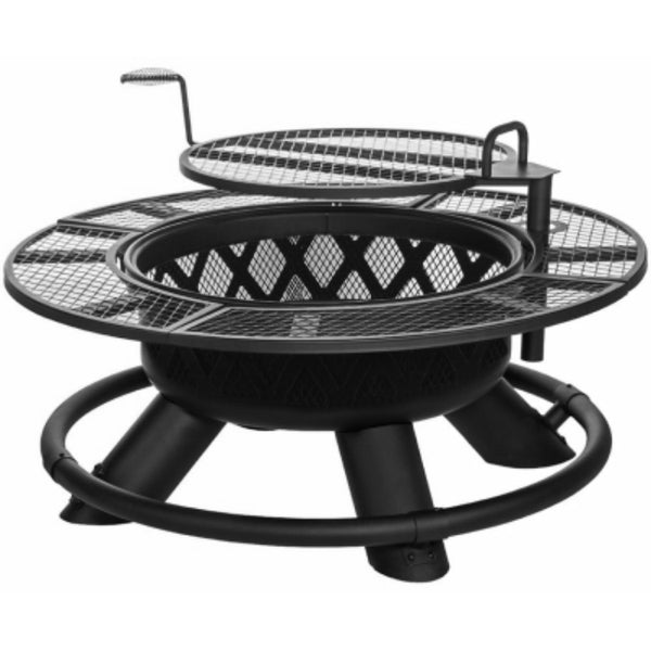 Four Seasons Courtyard SRFP96 Ranch Fire Pit with Grill, 47"