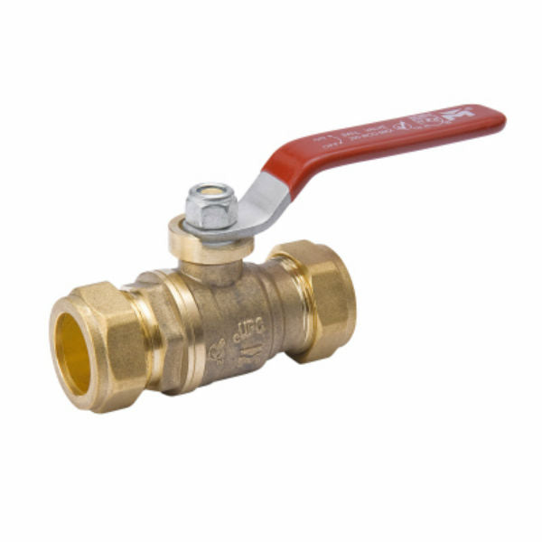 ProLine® 107-023NL Compression Lead Free Ball Valve, 200 PSI, 1/2"