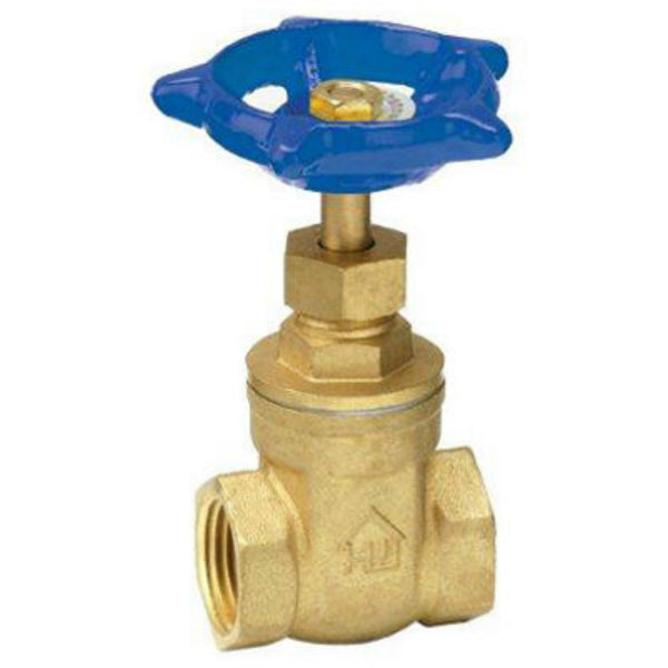 ProLine® 104-403NL Threaded Lead Free Gate Valve, Brass, 1/2"