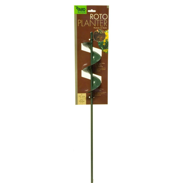 Yard Butler RP-3 Roto Planter Garden Auger, Steel, 24" x 2-3/4"