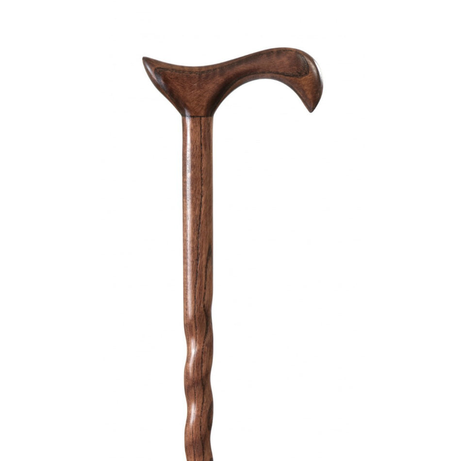 Brazos Walking Sticks 502-3000-0051 Twisted Oak Derby Walking Cane, Red, 34"