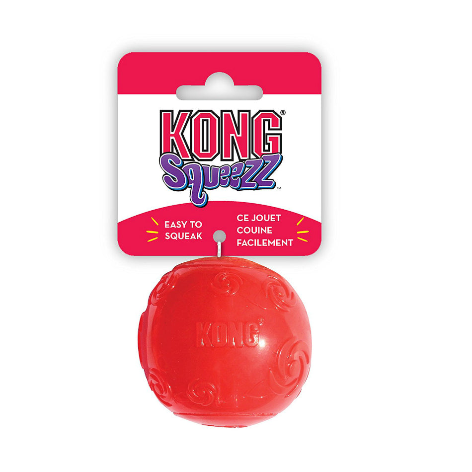 Kong PSBX Squeezz Ball Dog Toy, Assorted Colors