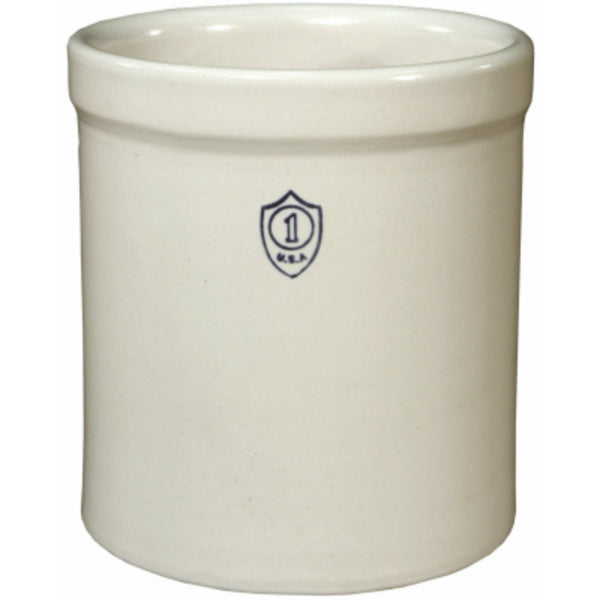 Ohio Stoneware® 02429 Bristol Preserving Crocks, White, 1-Gallon