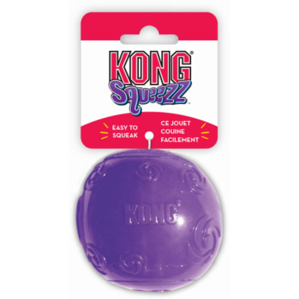 Kong PSB1 Ball Dog Toy with Squeaker, Assorted Colors, Large