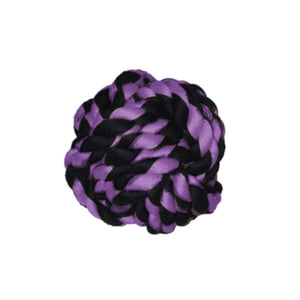 Multipet 29001 Nuts for Knots™ Dog Toy, Assorted Colors, 2.5"