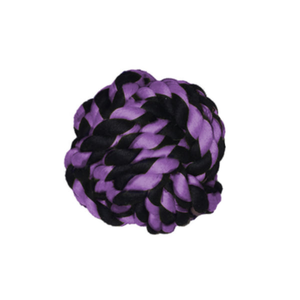 Multipet 29001 Nuts for Knots™ Dog Toy, Assorted Colors, 2.5"