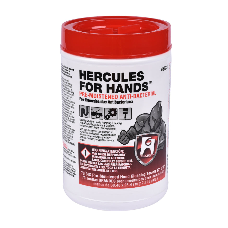 Hercules® For Hands™ 45333 Non-Woven Cloth Hand Cleaning Towel, 12" x 10', 70-Pk