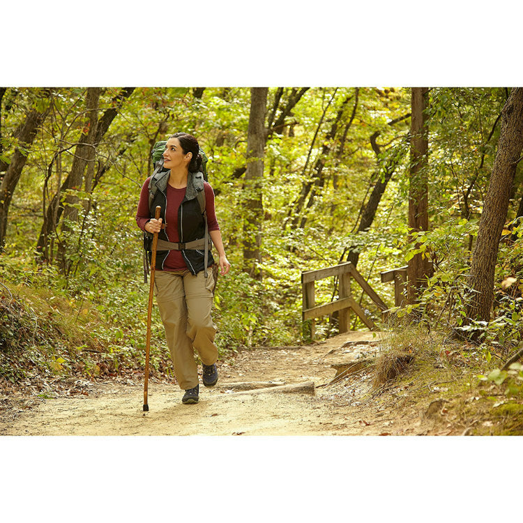 Brazos Walking Sticks 602-3000-1125 Free Form Hickory Walking Stick, 48"