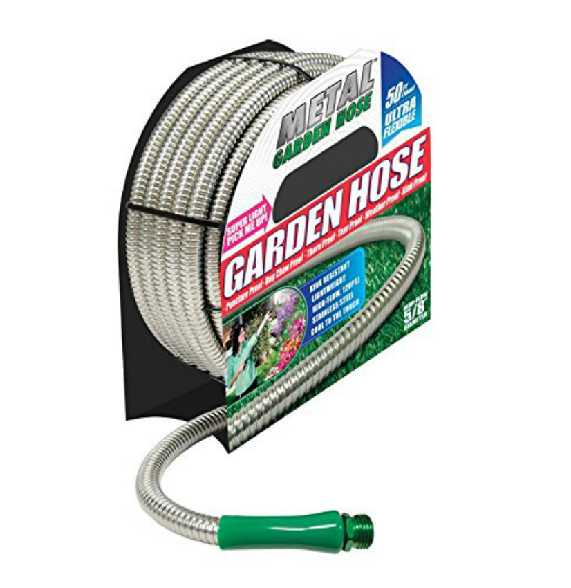 Metal Garden Hose 54380 Original Stainless Steel Hose, As Seen On TV, 50'