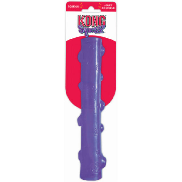 KONG PCS2 Squeezz Crackle Stick Dog Toy
