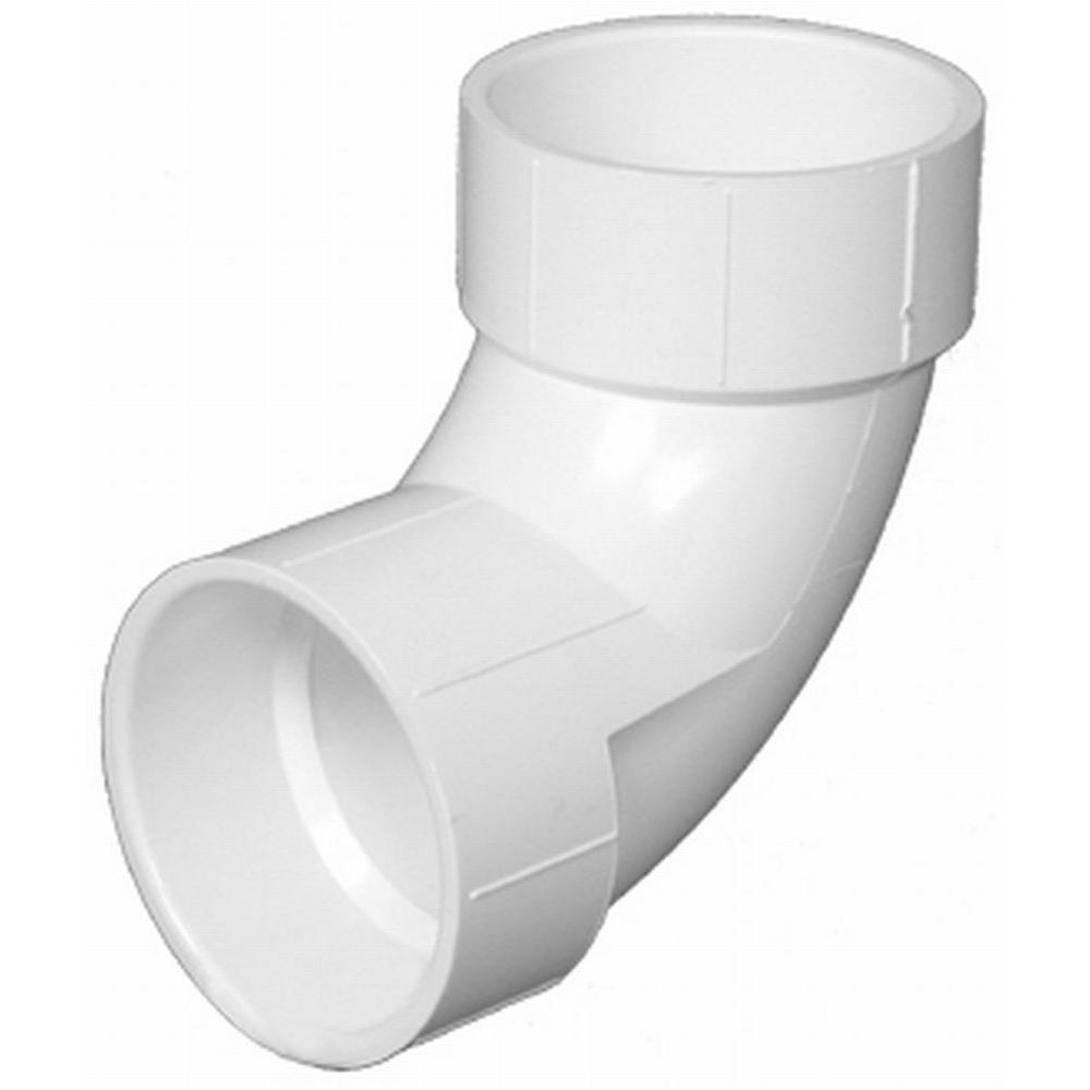 Charlotte Pipe PVC-00300-0600HA DWV 90-Degree Schedule 40 Sanitary Elbow, 1-1/4"