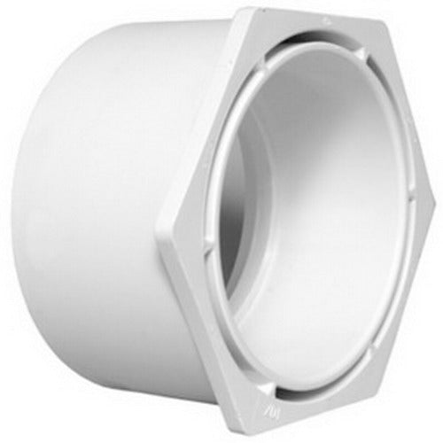 Charlotte Pipe PVC-00107-1800HA PVC DWV Schedule 40 Flush Bushing, 4" x 3"