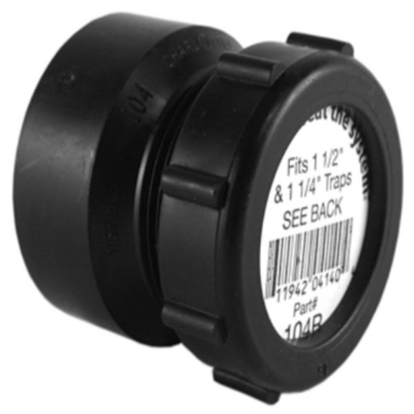 Charlotte Pipe ABS-00104R-0600 ABS DWV Female Trap Adapter, 1-1/2"