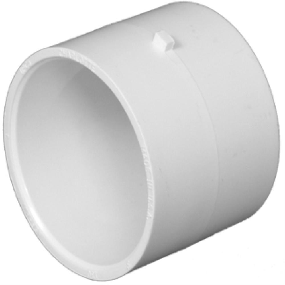 Charlotte Pipe PVC-00130-1000HA PVC DWV Schedule 40 Repair Coupling, 3"