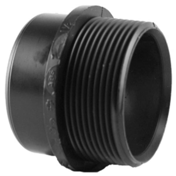 Charlotte Pipe ABS-00103-0800 ABS/DWV Trap Adapter, Black, 1-1/2" Male
