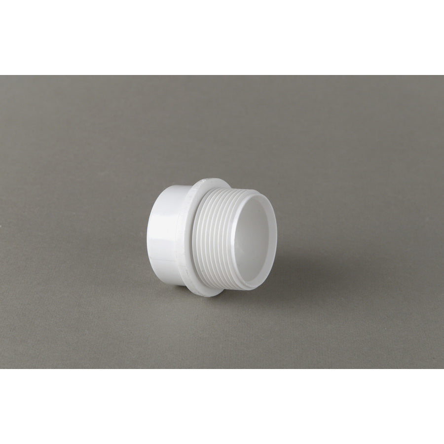 Charlotte Pipe PVC-00111-0600 Schedule 40 Male Fitting Adapter, 1-1/2"x1-1/4"