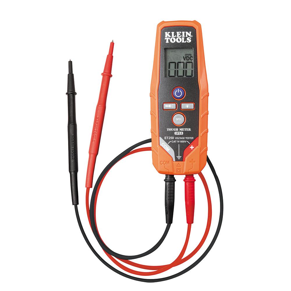 Klein Tools® ET250 Solid State Digital AC/DC Voltage & Continuity Tester