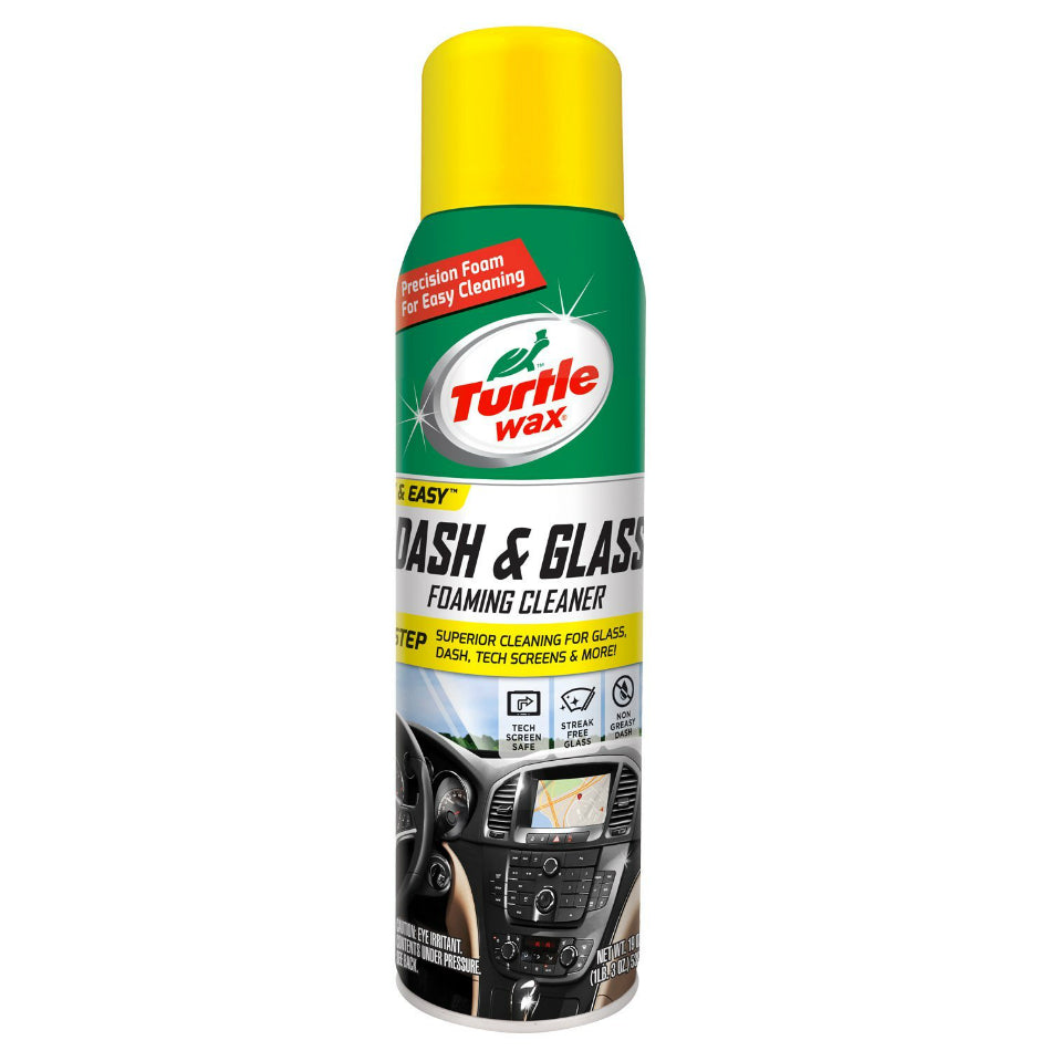 Turtle Wax® 50599 Dash & Glass Foaming Cleaner, 19 Oz Aerosol