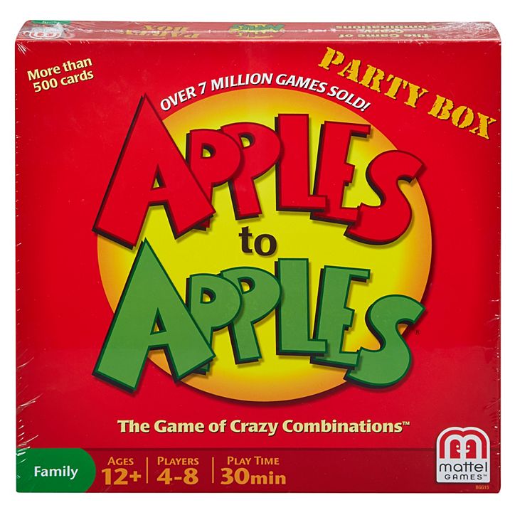 Mattel Games® BGG15 Apples-To-Apples® Party Box, Age 12+