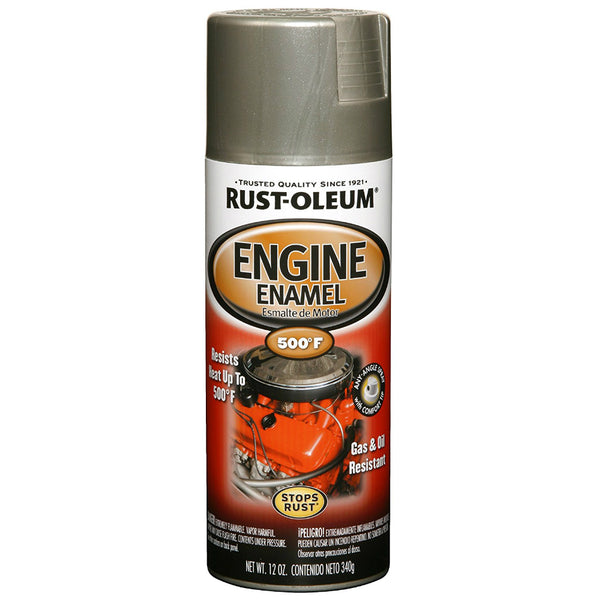 Rust-Oleum® 248949 Automotive Engine Enamel Spray, Aluminum, 12 Oz