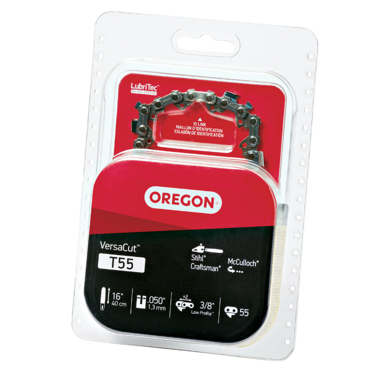 Oregon® T55 VersaCut™ 3/8" Low Profile™ Saw Chain, 16" Bar Length