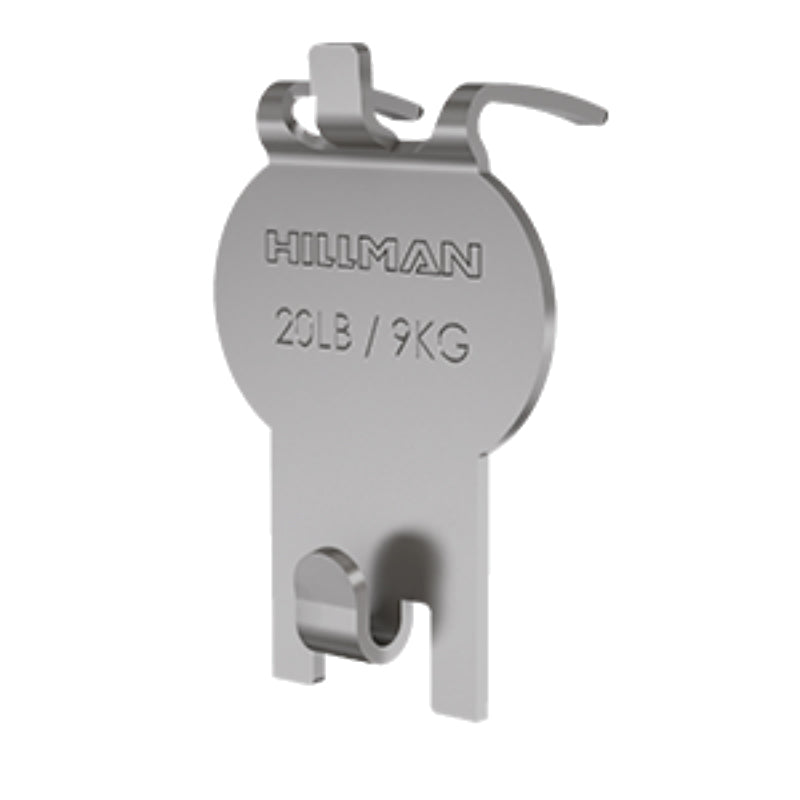 Hillman® 515300 High & Mighty Wall Hanging Hooks, 20 Lbs, 2-Piece