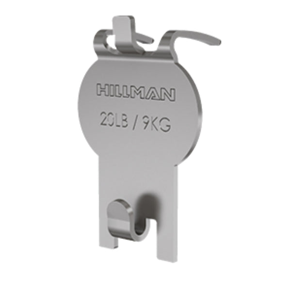 Hillman® 515300 High & Mighty Wall Hanging Hooks, 20 Lbs, 2-Piece