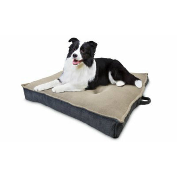 AKC® AKC6936 Jumbo Extra Dense Square Pet Bed, Assorted Colors, 36"