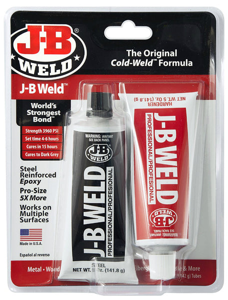 J-B Weld® 8281 Steel Reinforced Cold-Weld Epoxy, 10 Oz