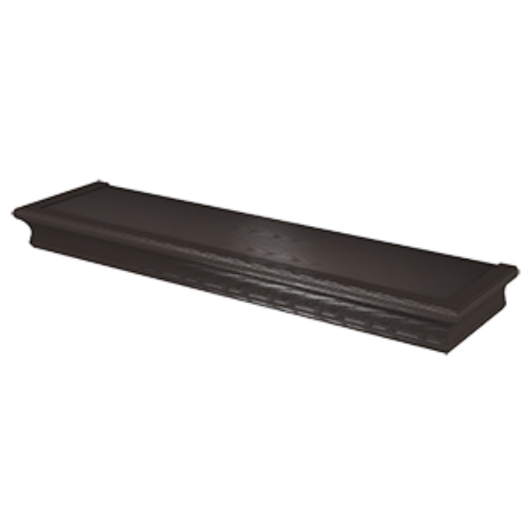 Hillman® 515612 High & Mighty™ Beveled Floating Shelf, Espresso, 24"