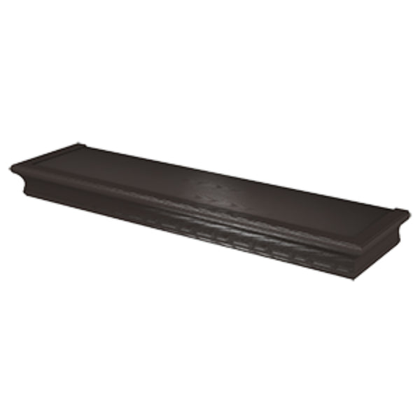 Hillman® 515612 High & Mighty™ Beveled Floating Shelf, Espresso, 24"