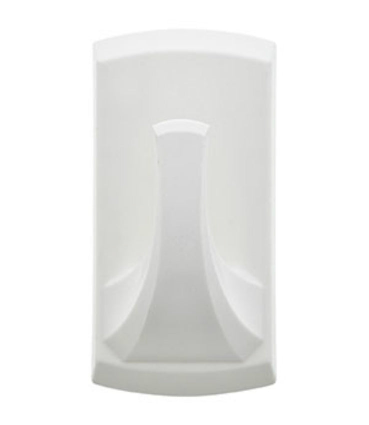 Hillman® 515800 High & Mighty® Decorative Plastic Hook, White, 20 Lbs, 2-Piece