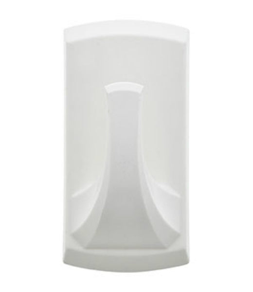 Hillman® 515800 High & Mighty® Decorative Plastic Hook, White, 20 Lbs, 2-Piece