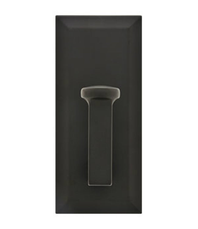 Hillman 515807 High & Mighty Large Rectangle Deco Hook, Oil Rubbed Bronze, 25 Lb